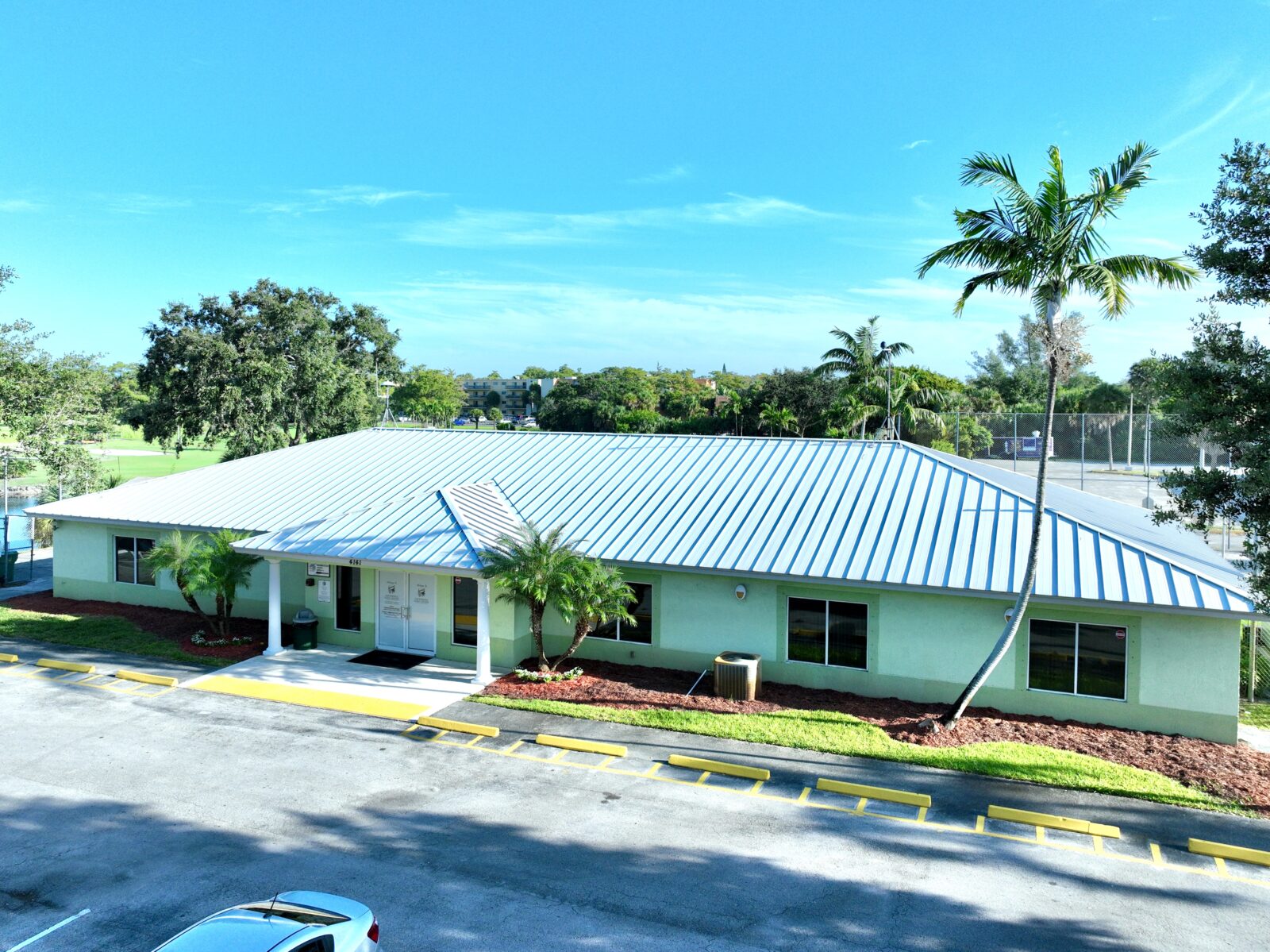 Pavilion aerial view