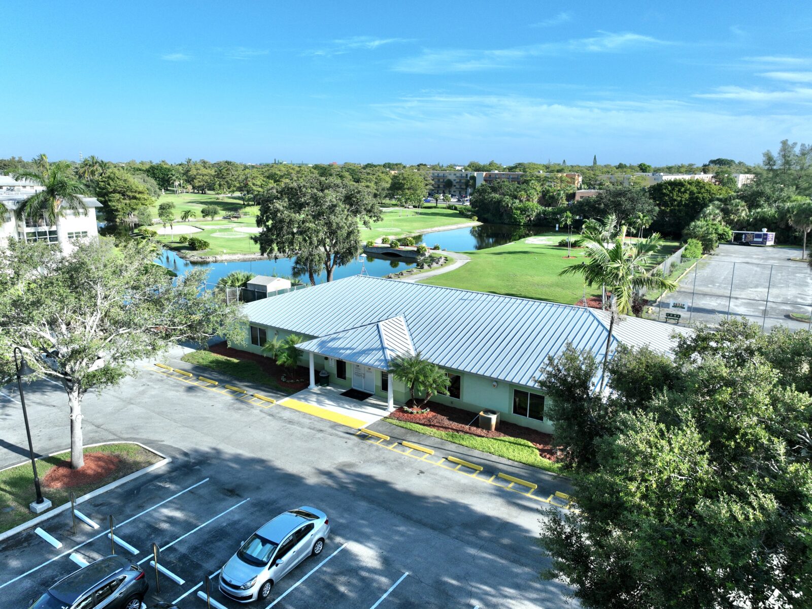 Pavilion aerial view